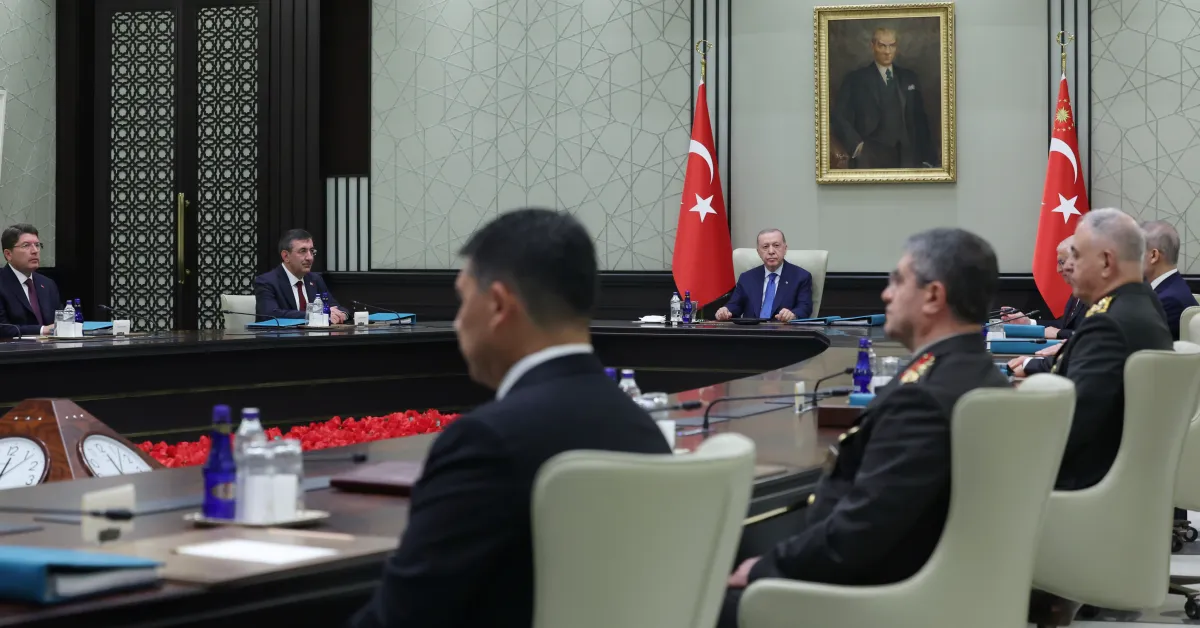 Yüksek Askeri Şura Toplantısı Cumhurbaşkanı Erdoğan Başkanlığında Başladı (2)