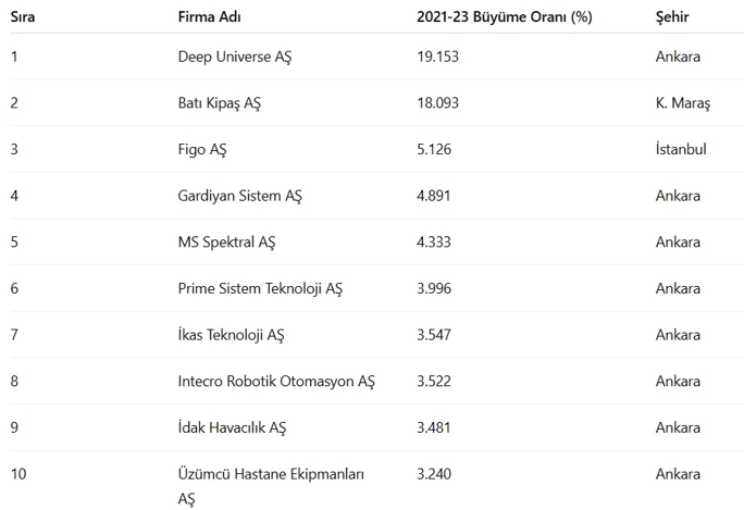 En Hizli Buyuyen 10 Sirket W6Vb