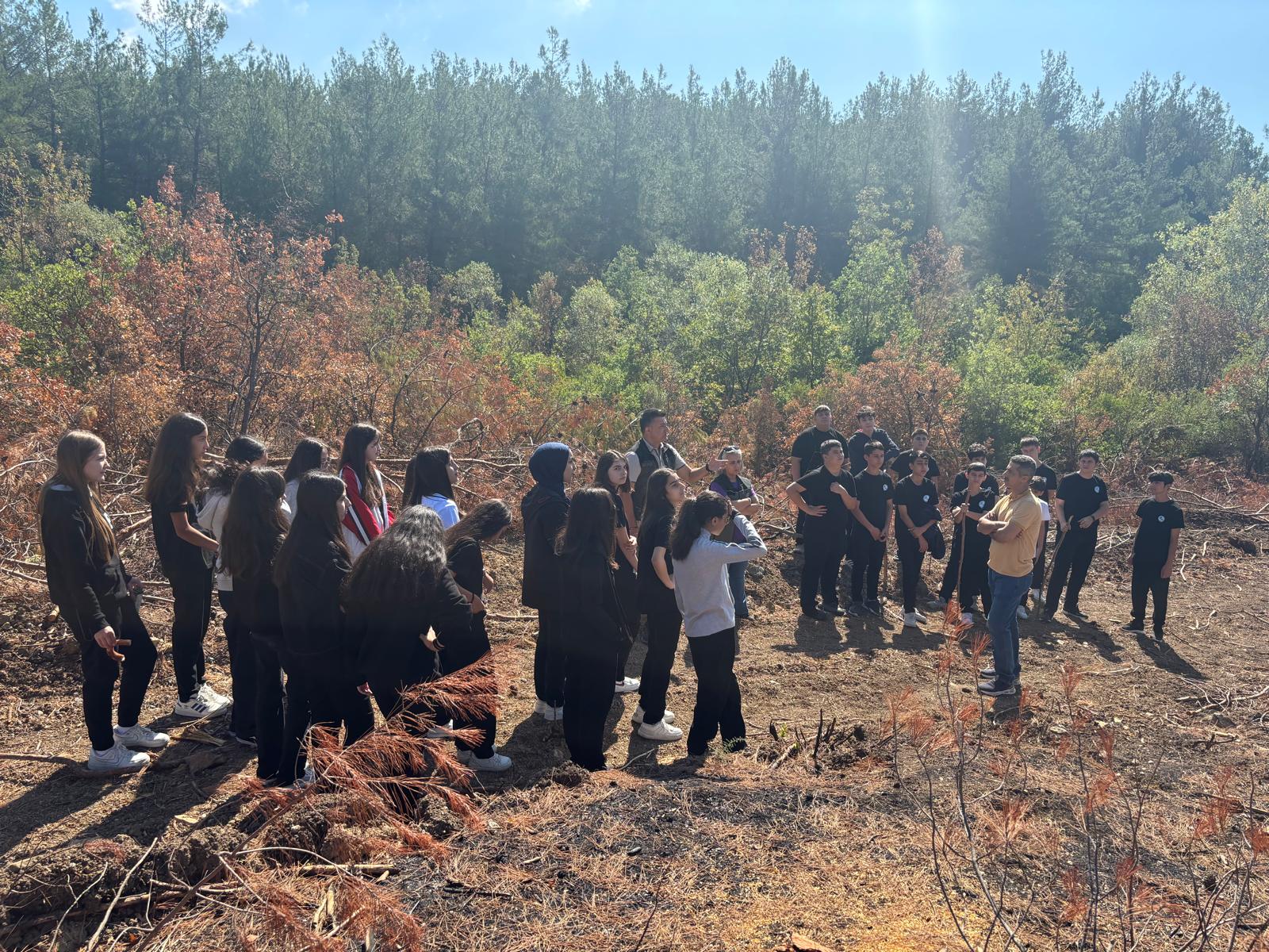 Halil Inalcik Sosyal Bilimler Lisesi Inegol Orman Yangiin Alani Gencgazete (3)