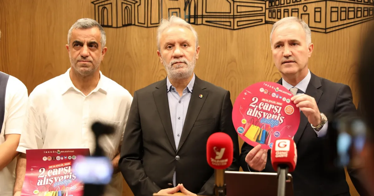 İnegöl'de Alışveriş Zamanı! 9 Gün Sürecek Şenlikte Yüzde 50'Ye Varan İndirimler Başlıyor (1) Gencgazete