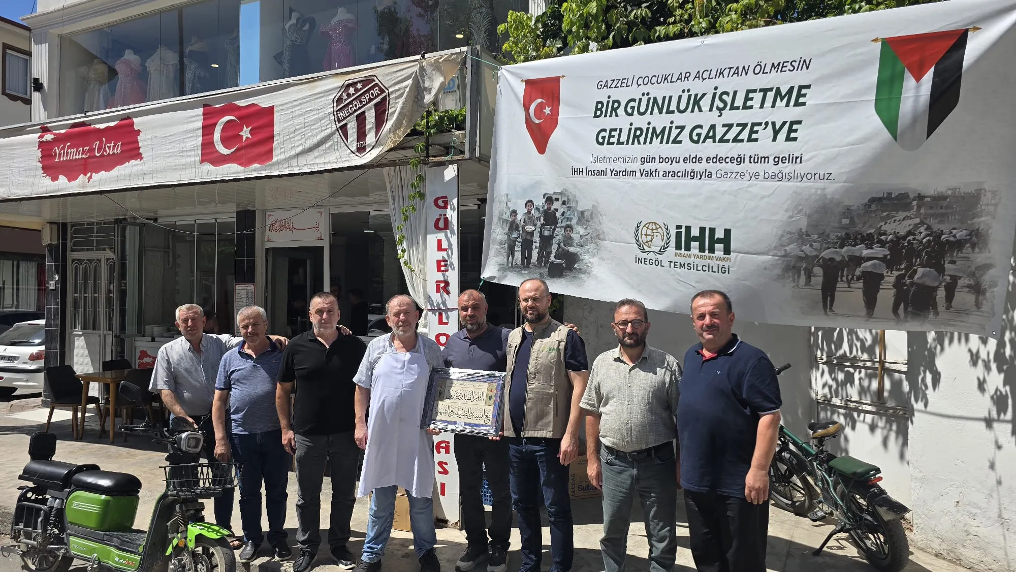 İnegöl’de “Bir Günlük Gelirim Gazze’ye” Kampanyası Sürüyor (3)