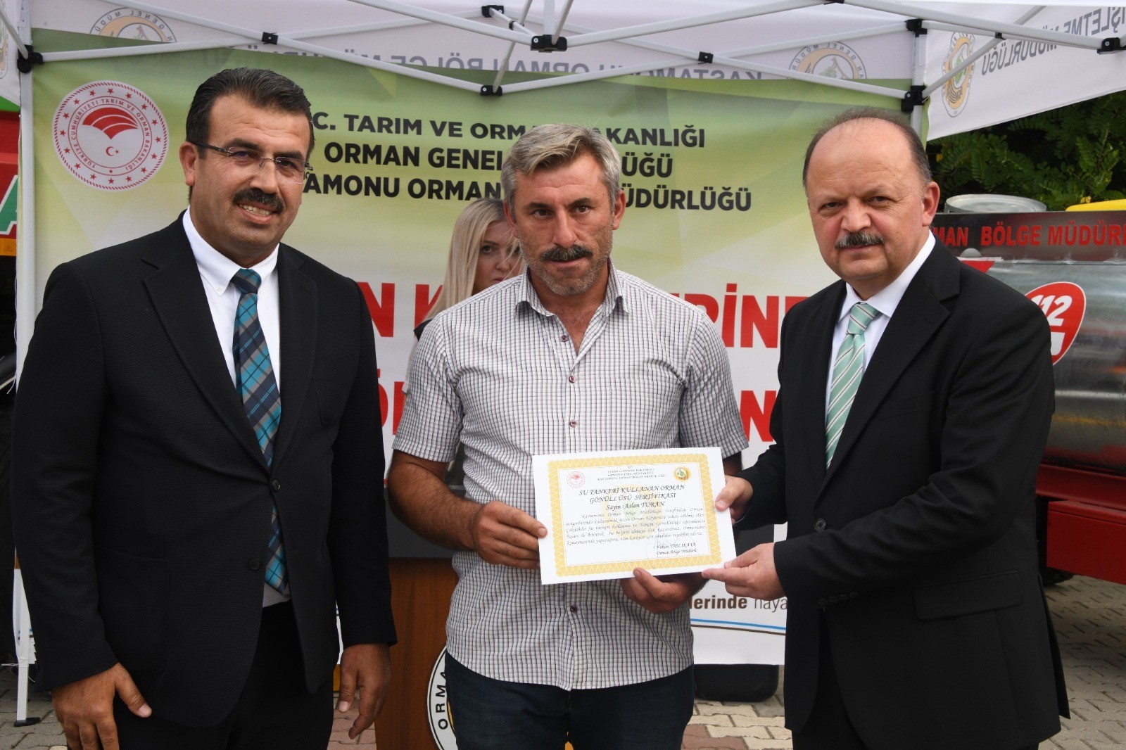 Kastamonu’da Yangına Hassas Köylere 16 Su Söndürme Tankeri Dağıtıldı (2)