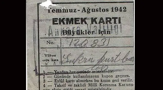 Ekmek Karneleri Dağıtıldı (1942)
