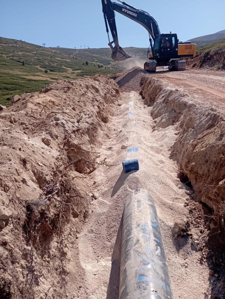Uludağ’da 32 Yıllık İçme Suyu Hattı Yenilendi-1