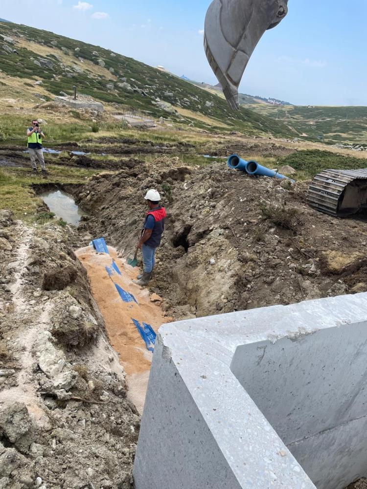 Uludağ’da 32 Yıllık İçme Suyu Hattı Yenilendi
