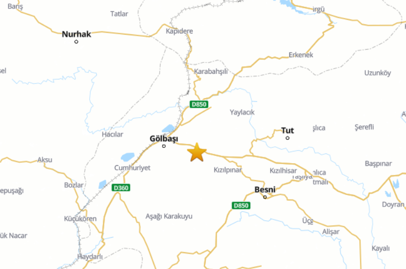 Adıyaman'da Deprem Meydana Geldi (1)