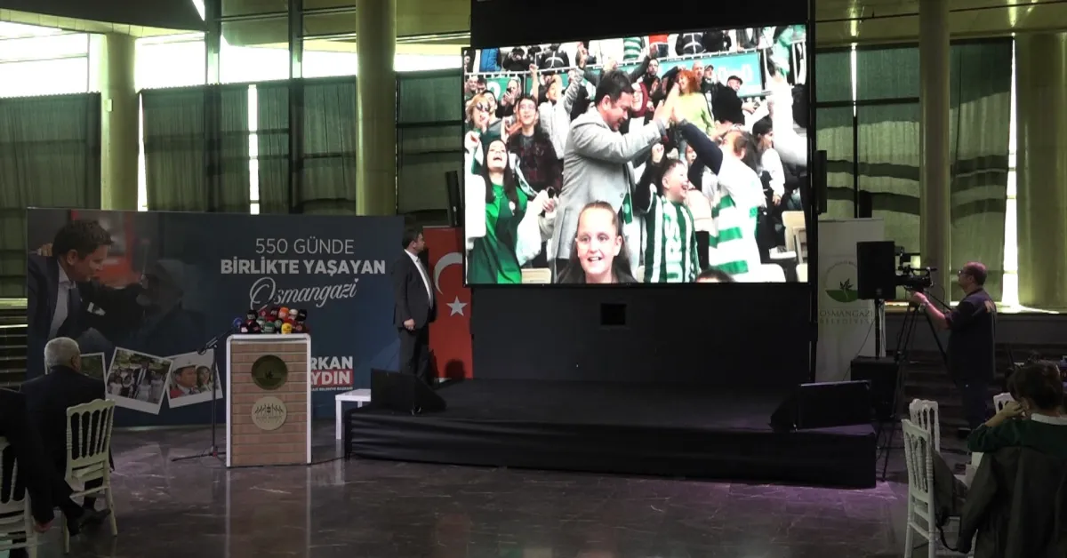 Başkan Erkan Aydın 550 Günde Birlikte Yaşayan Osmangazi (2)