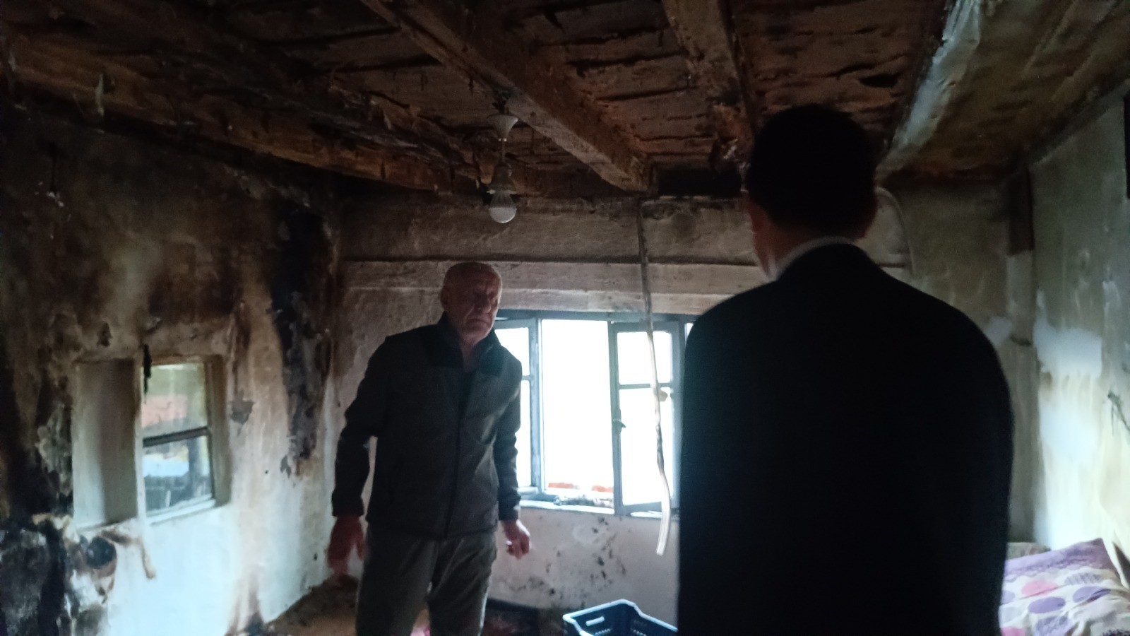 Bilecik'te Bir Eve Yıldırım Düştü (1)