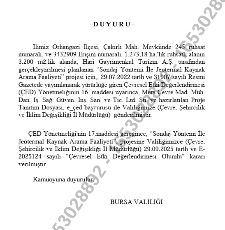Bursa’daki Ormanlarda Su Aramak Için İstanbullu Firmaya Sondaj Izni Çıktı (6)