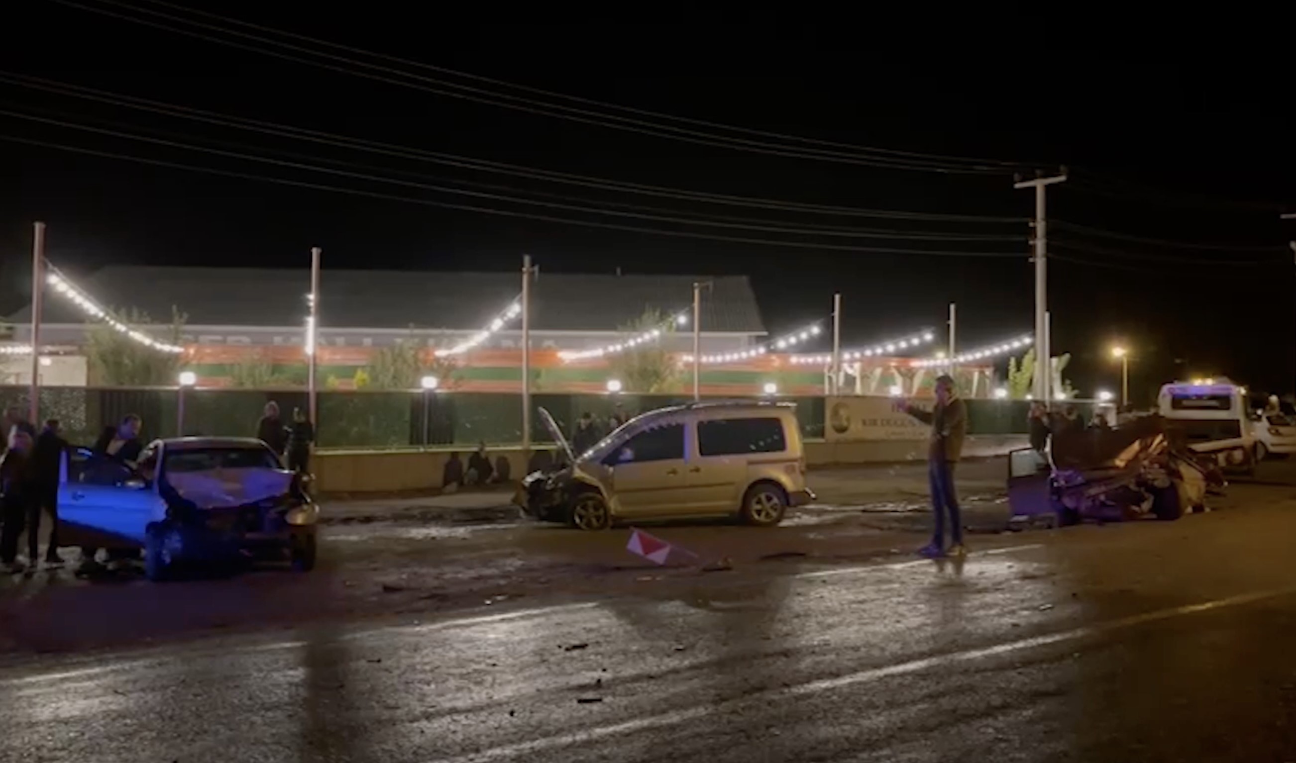 Çankırı’da Zincirleme Kazada 9 Kişi Yaralandı (2)