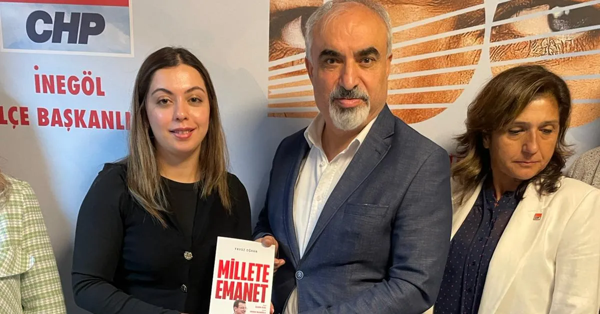 Chp’li Canan Taşer’den Chp İnegöl İlçe Başkanlığı’na Ziyaret (2)