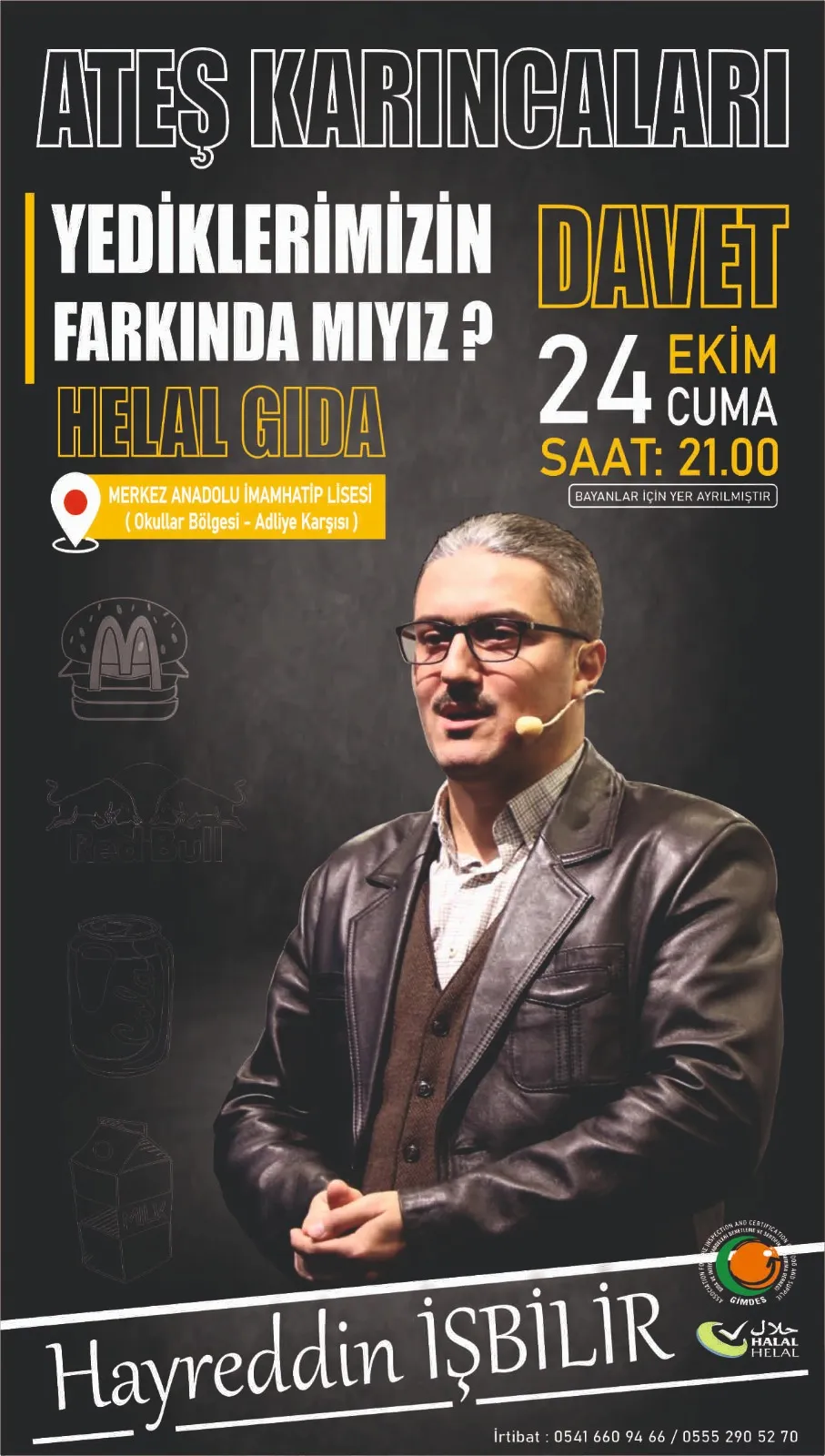 Hayreddin İşbilir İnegöl’de Anlatacak