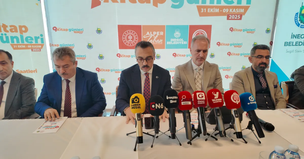 İnegöl 9. Kitap Günleri Başlıyor 1 Milyon Kitap Okurlarla Buluşacak (3)