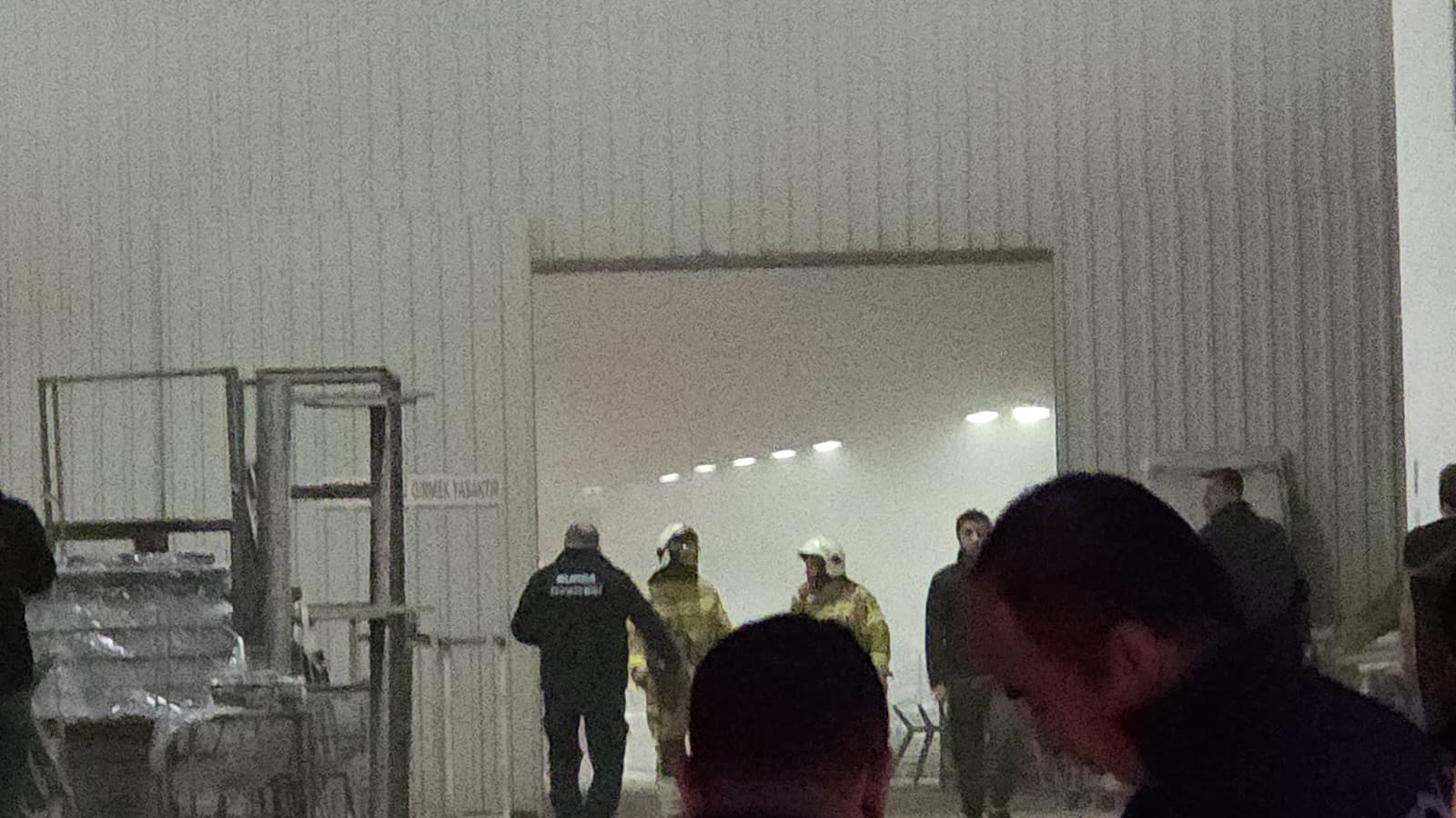 İnegöl’de Metal Atölyesinde Korkutan Yangın (1)