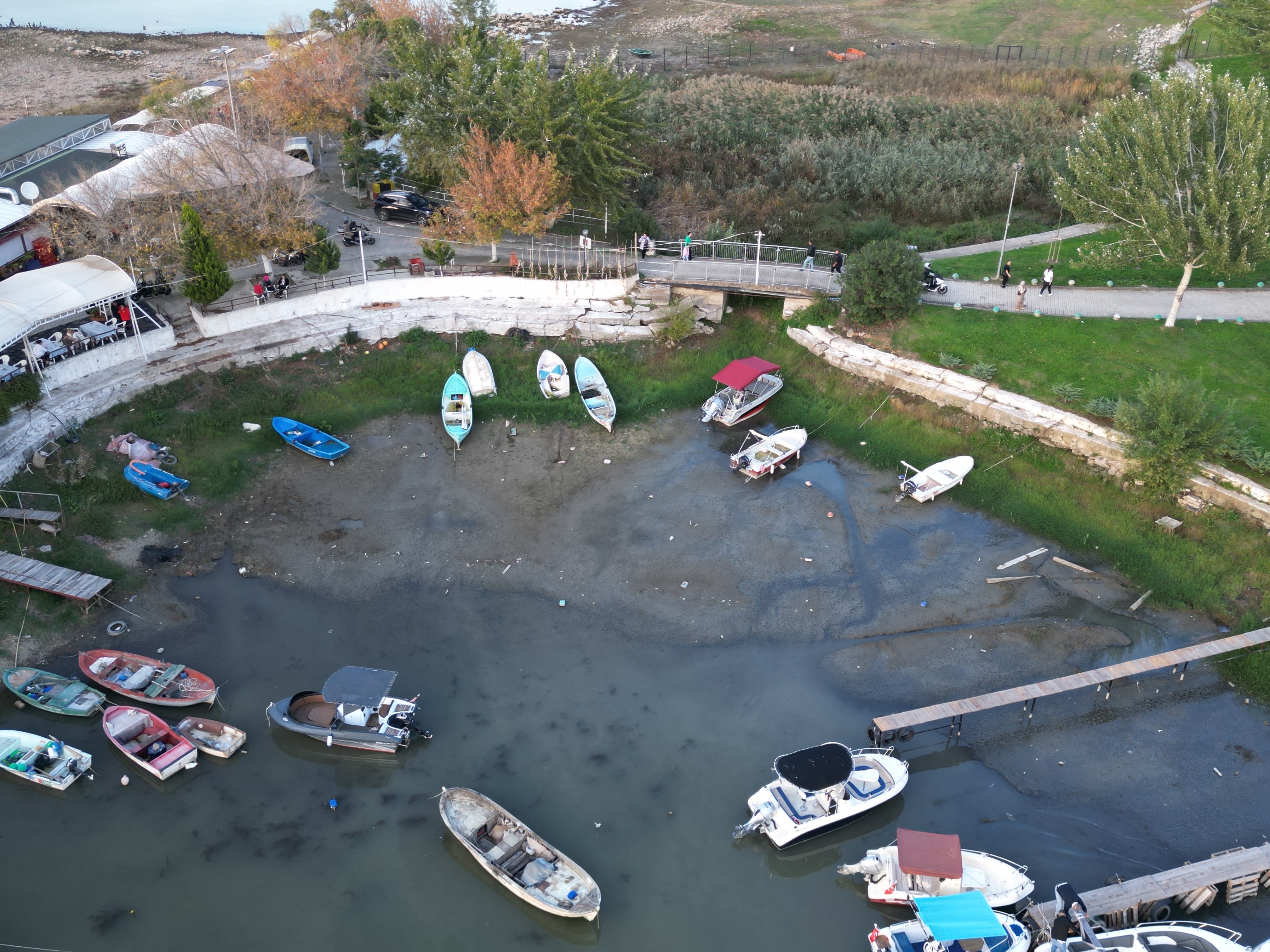 İznik Gölü’nde tehlike çanları çalıyor! Su 350 Metre Çekildi