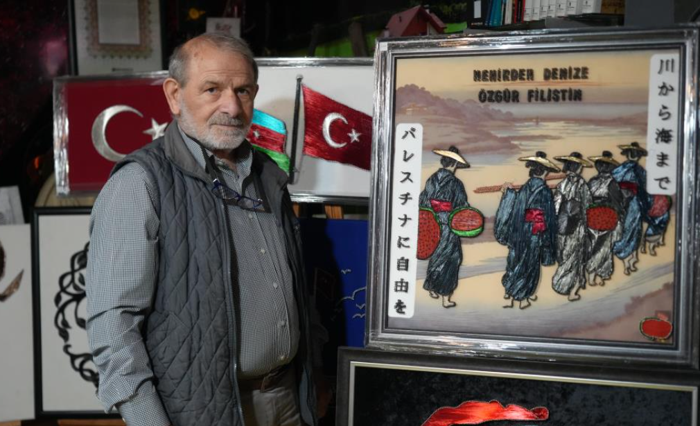 Kocaeli’de 71 Yaşındaki Mustafa Tekoğul, Çivi Ve Tellerle Umudu İşliyor (2)