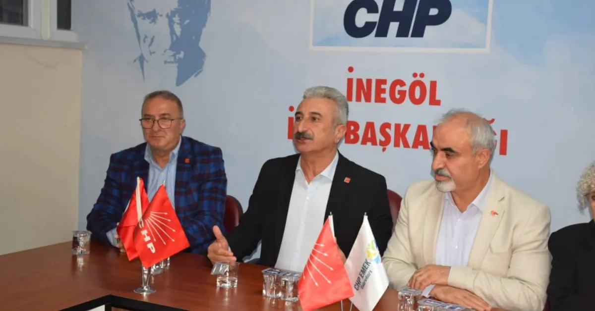 Nihat Yeşiltaş’tan Chp İnegöl İlçe Başkanlığı’na Ziyaret (1)