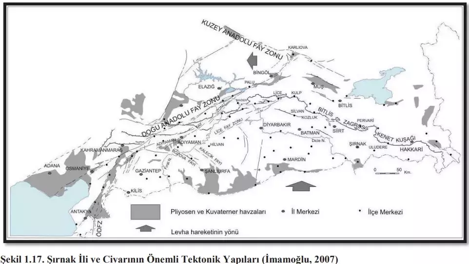 Şırnak Deprem Haritası