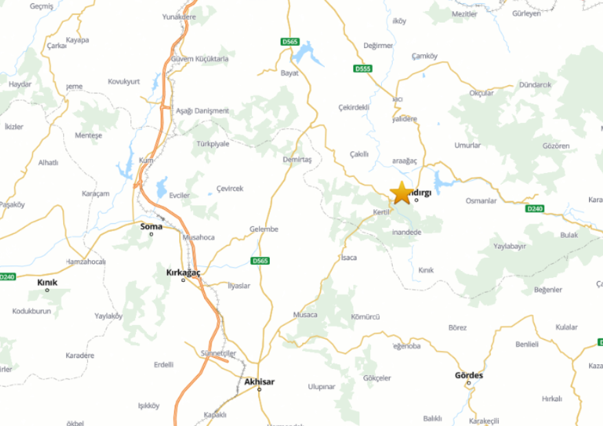 Balıkesir'de Büyüklüğünde Deprem Meydana Geldi (2)