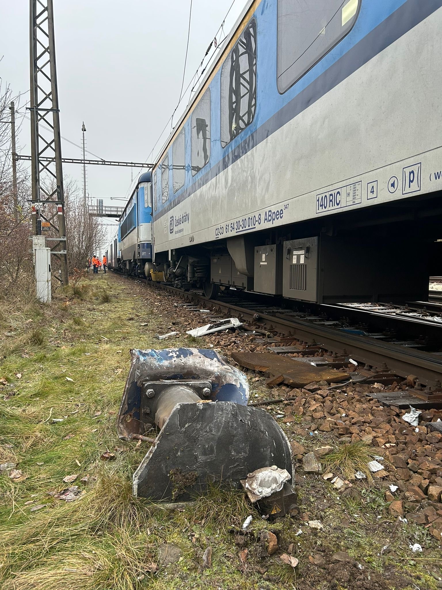 Çekya’da Iki Yolcu Treni Çarpıştı! 57 Yaralı (1)