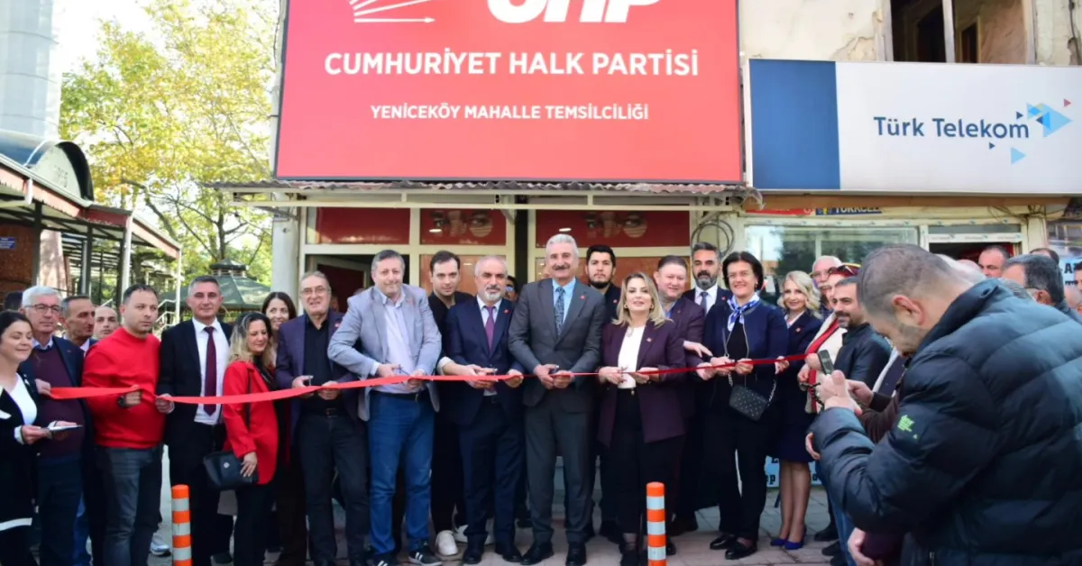 Chp İnegöl’den Yeniceköy’de Temsilcilik Açılışı (2)
