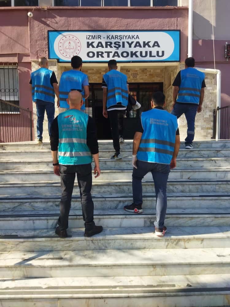 Denetimli Serbestlik Yükümlüleri, Ara Tatilde Okulları Yeniledi (3)