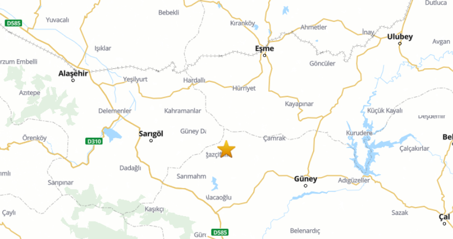 Denizli'de Deprem Meydana Geldi (2)