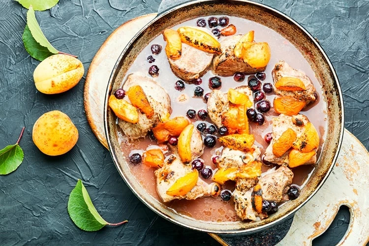 Fırında Kayısı Soslu Tavuk-1