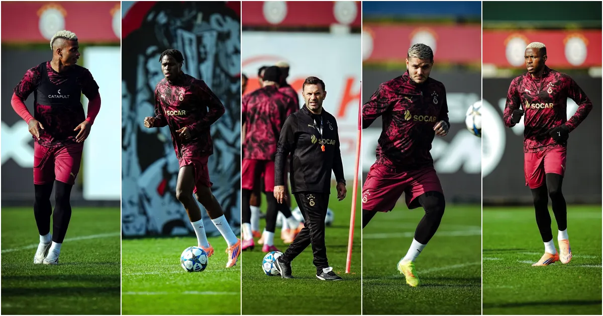 Galatasaray Ajax Maçı Öncesi Hazırlıklarını Sürdürüyor! Maçın Hakemi Belli Oldu! (1)