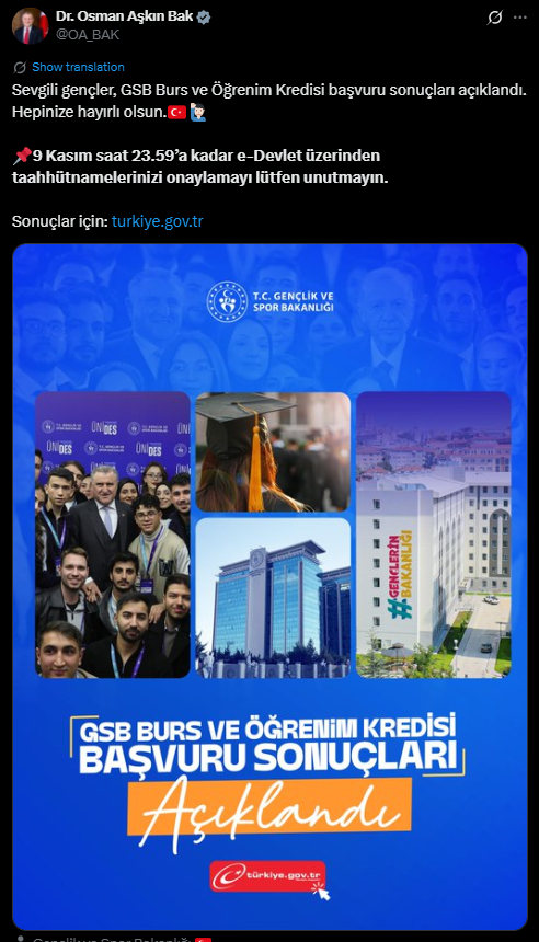 Gsb Burs Ve Öğrenim Kredisi Sonuçları Açıklandı-3