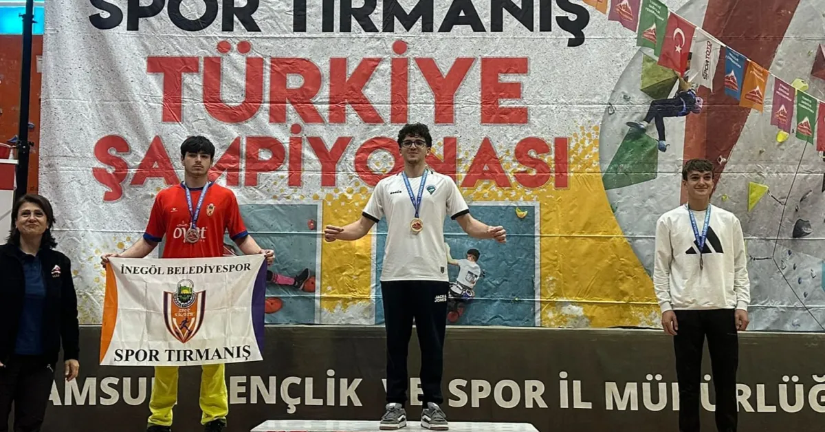 İnegöl Belediyesporlu Sporculardan, Spor Tırmanışta Türkiye Dereceleri (4)