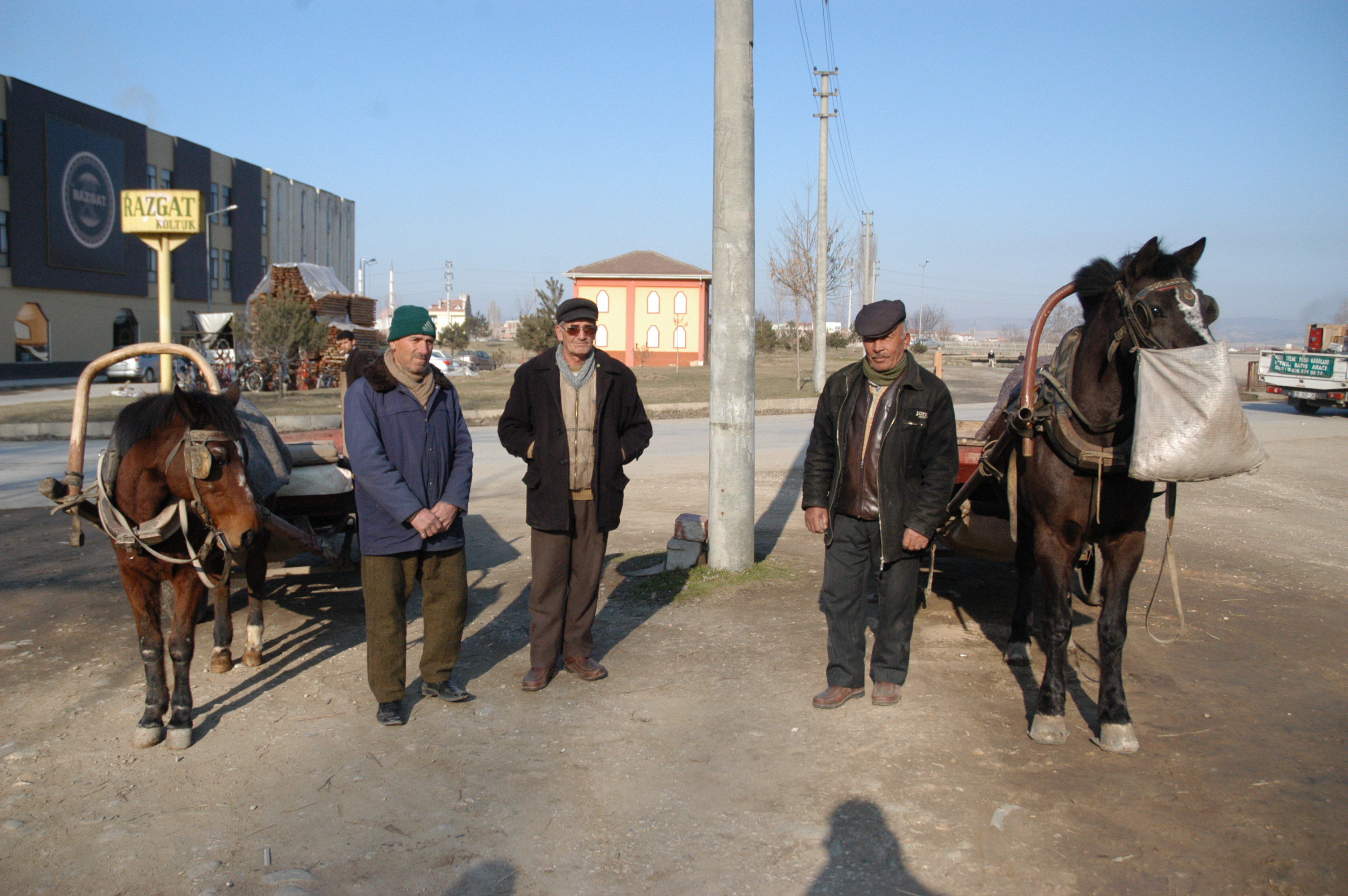 İnegöl’de At Arabacilari Gencgazete(2)