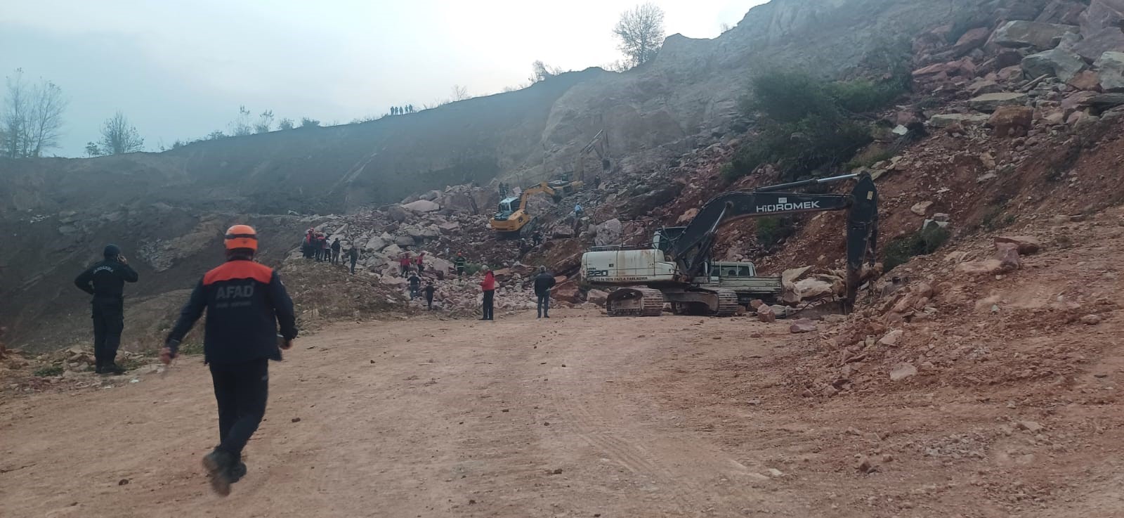 Ordu’da Taş Ocağında Göçük 2 Işçi (1)