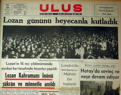 Ulus Gazetesi Yayına Başladı 1934