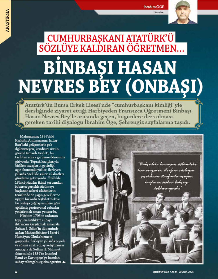 Atatürk'ün Fransızca Öğretmeni Envres Bey Gençgazete (1)