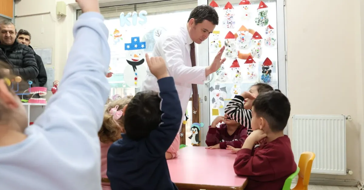 Başkan Aydın Osmangazi’de Miniklere Mesleğini Anlattı (1)