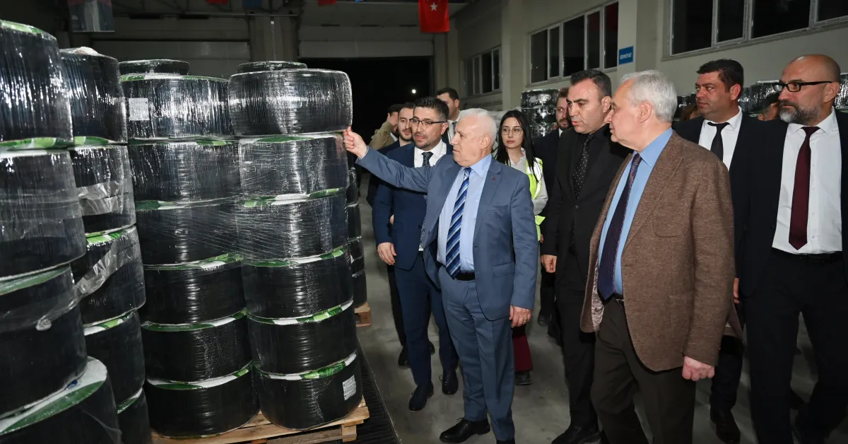 Bursa'da Çiftçiye Yüzde 50 Hibeli Sulama Borusu Desteği (2)