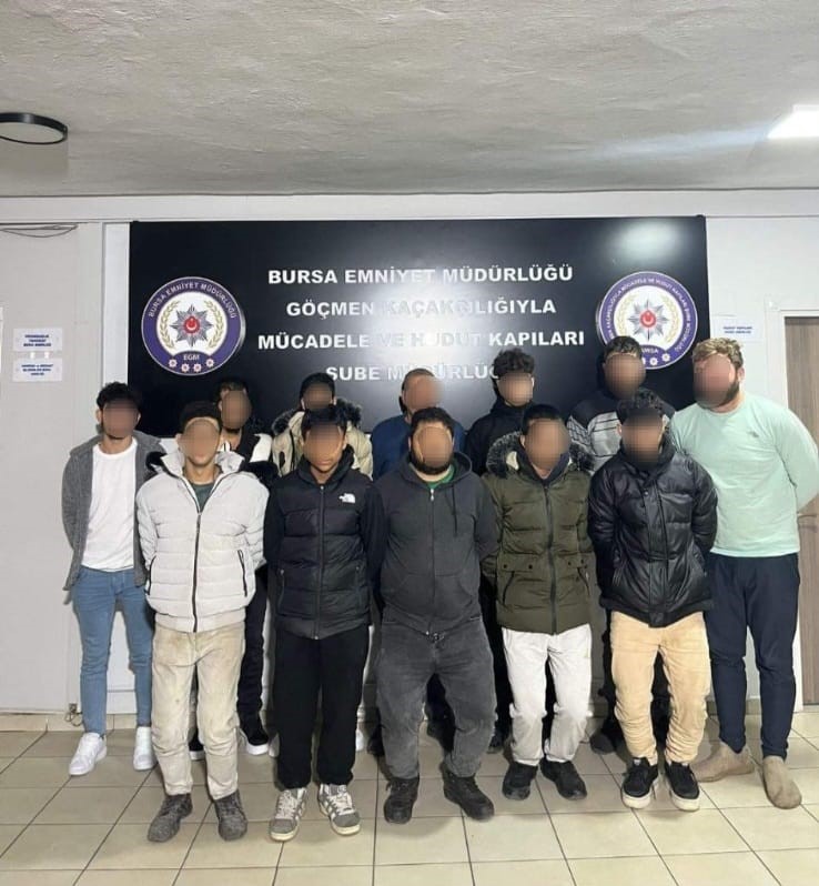 Bursa’da Göçmen Kaçakçılığına Karşı Operasyon!