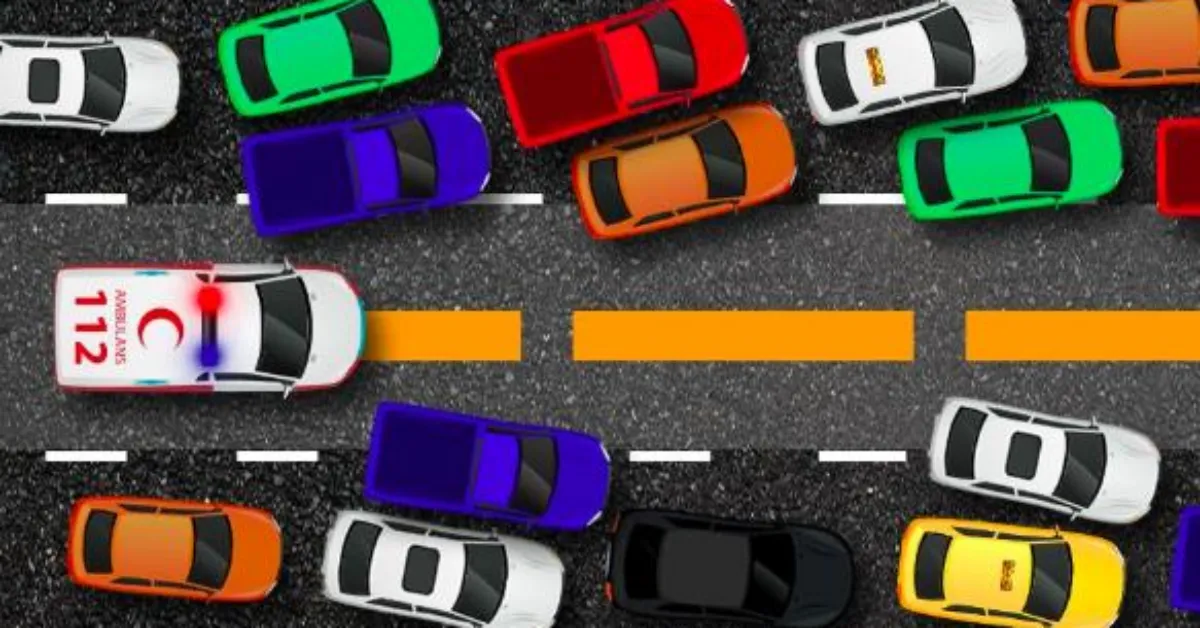 Bursalılar Trafikte Örnek Oldu! Ambulansa Bakın Nasıl Yol Verdiler.. (5)