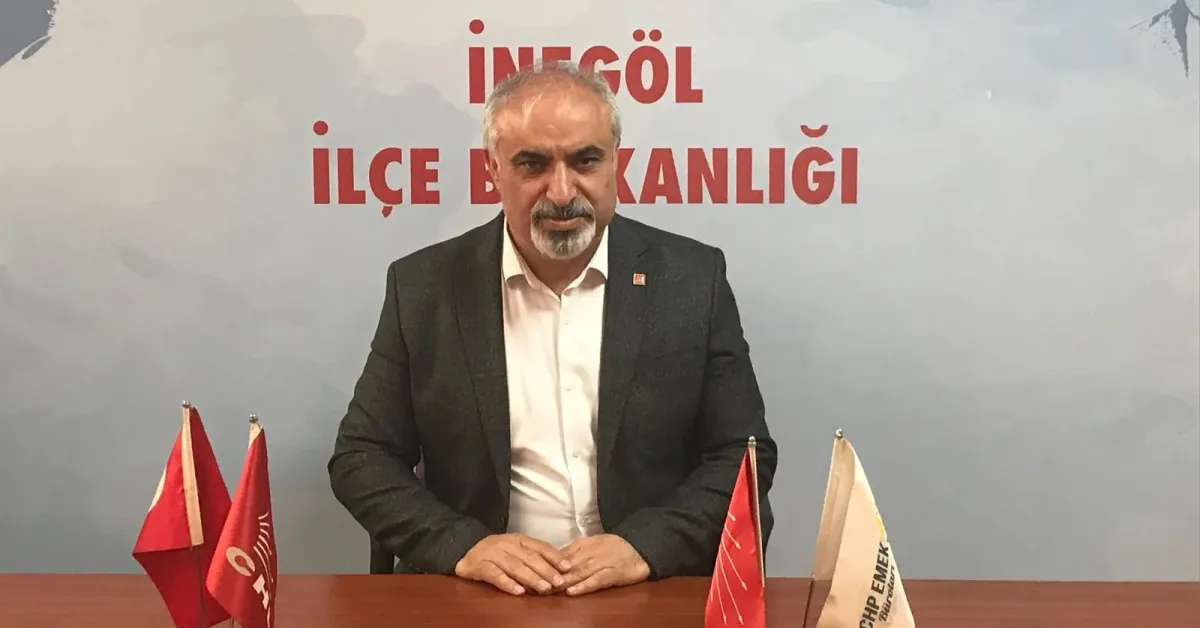 Chp İnegöl İlçe Başkanı Şahin'den Yeni Yıl Mesajı