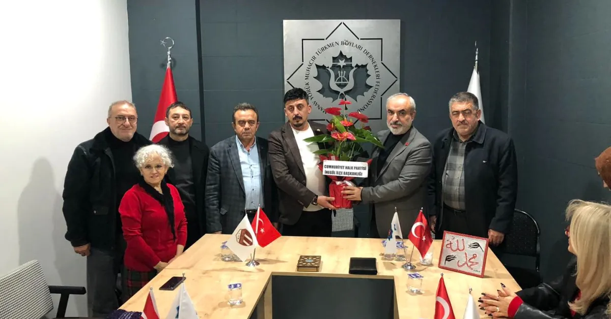 Chp İnegöl Teşkilatından Mym Federasyonu’na Ziyaret (2)