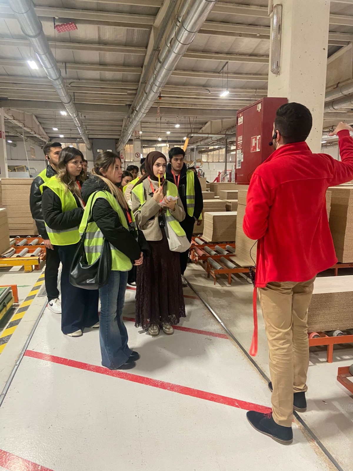 Çilek, Geleceğin Mühendislerini Üretim Sahasında Ağırladı (1)