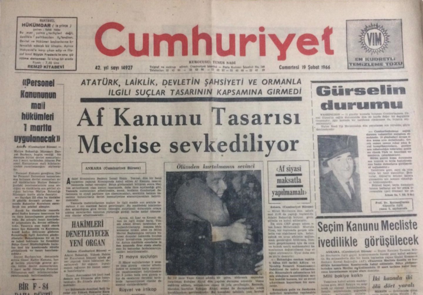 Cumhuriyetin Zamanla İmtihanı