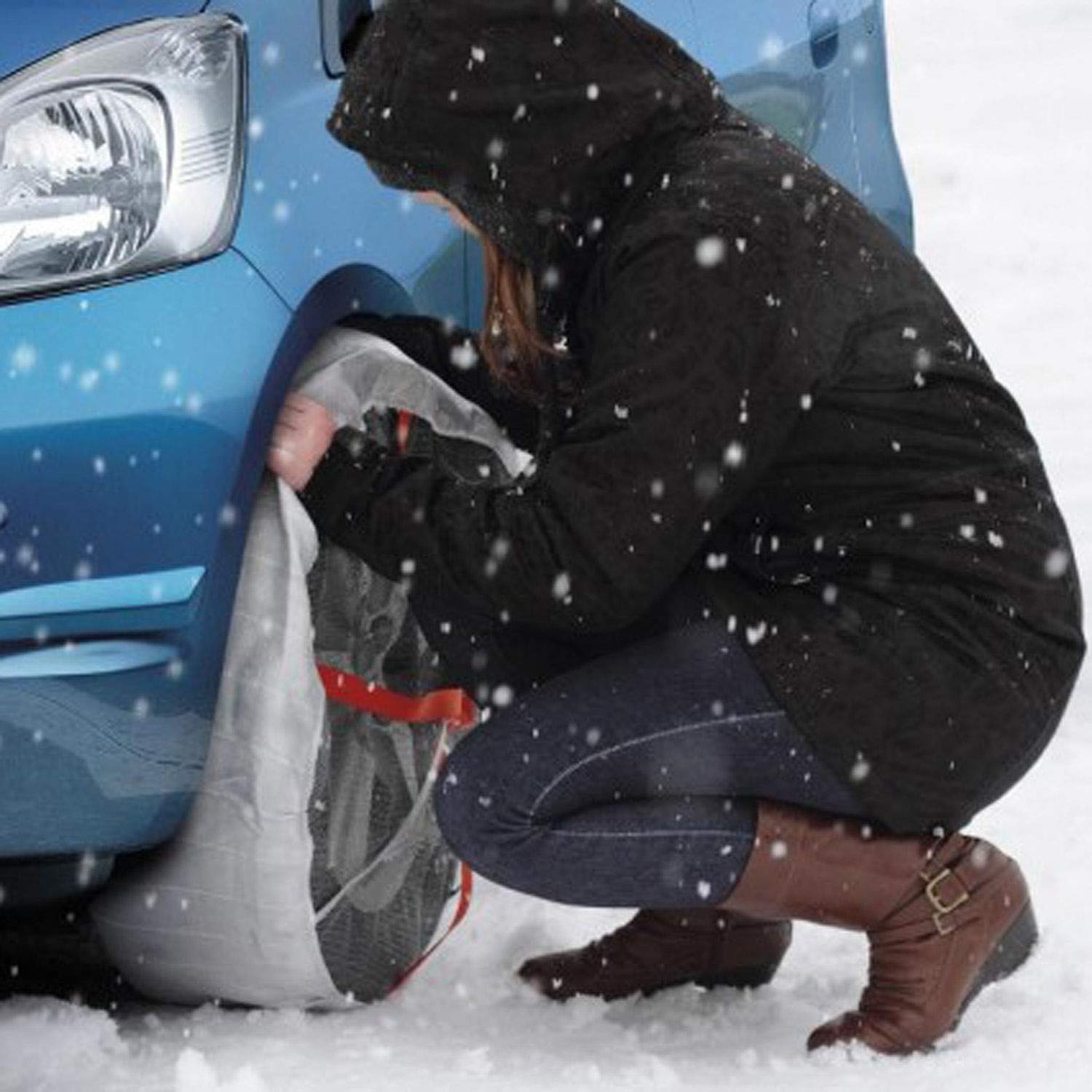 Direksiyon Başındakiler Dikkat! Bursa’da Kışın Kar Çorabı Yeterli Mi (2)