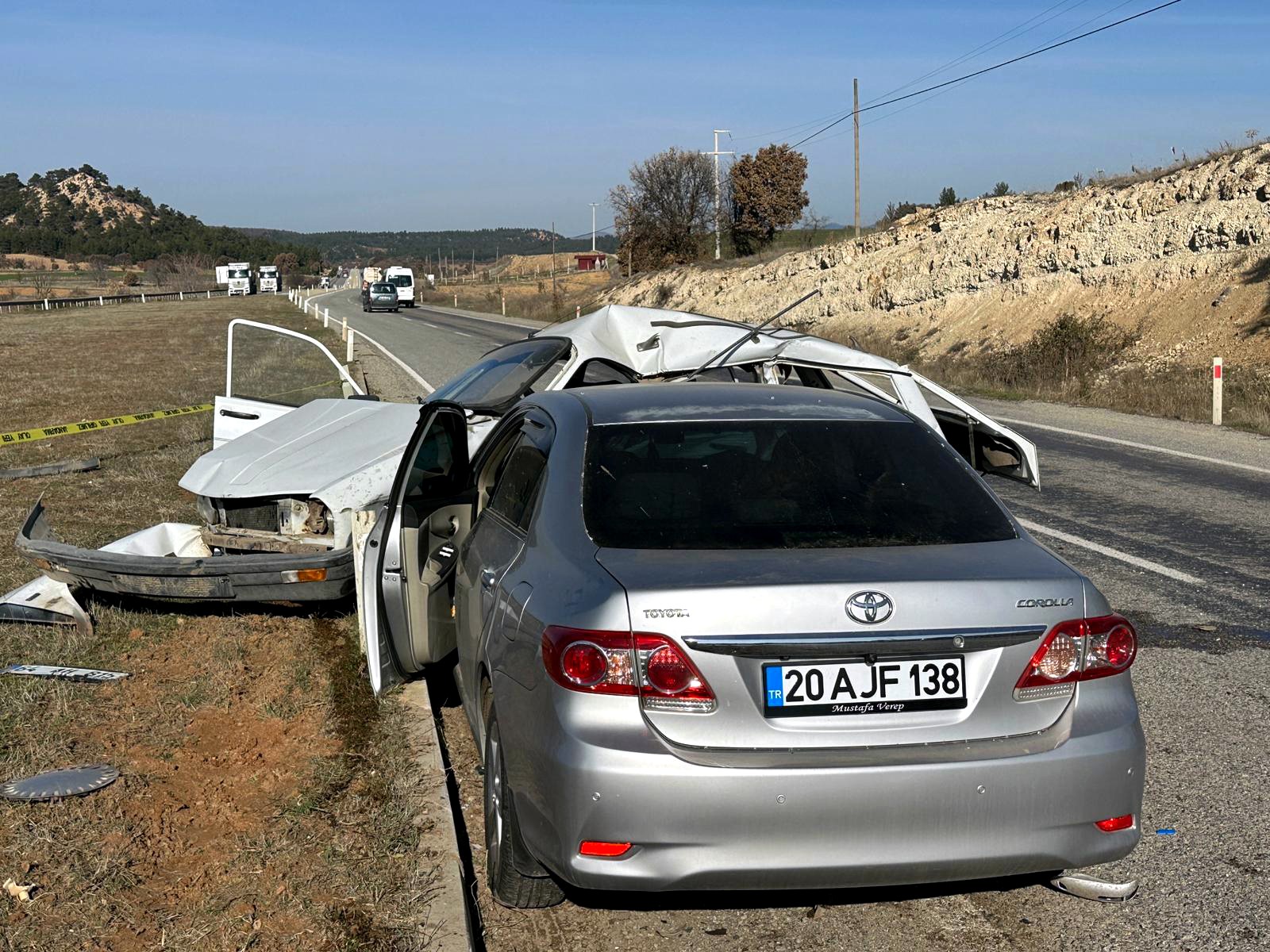 İki Otomobilin Çarpıştığı Kazada Yaşlı Çift Hayatını Kaybetti (3)