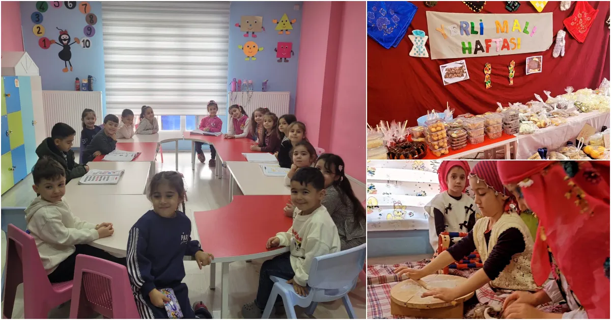 İnegöl Ahid Çocuk Mektebi'nden Anlamlı Yerli Malı Pazarı (2)