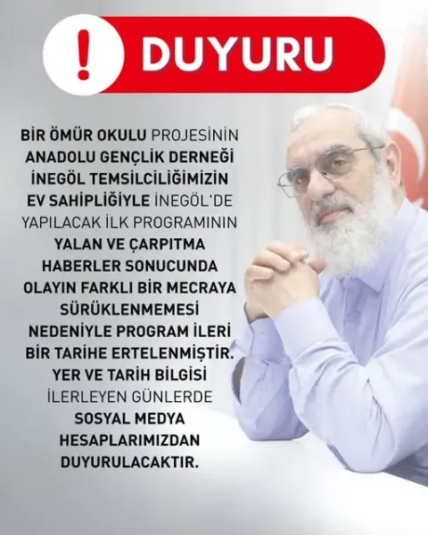 İnegöl Programı Ileri Bir Tarihe Ertelendi (2)