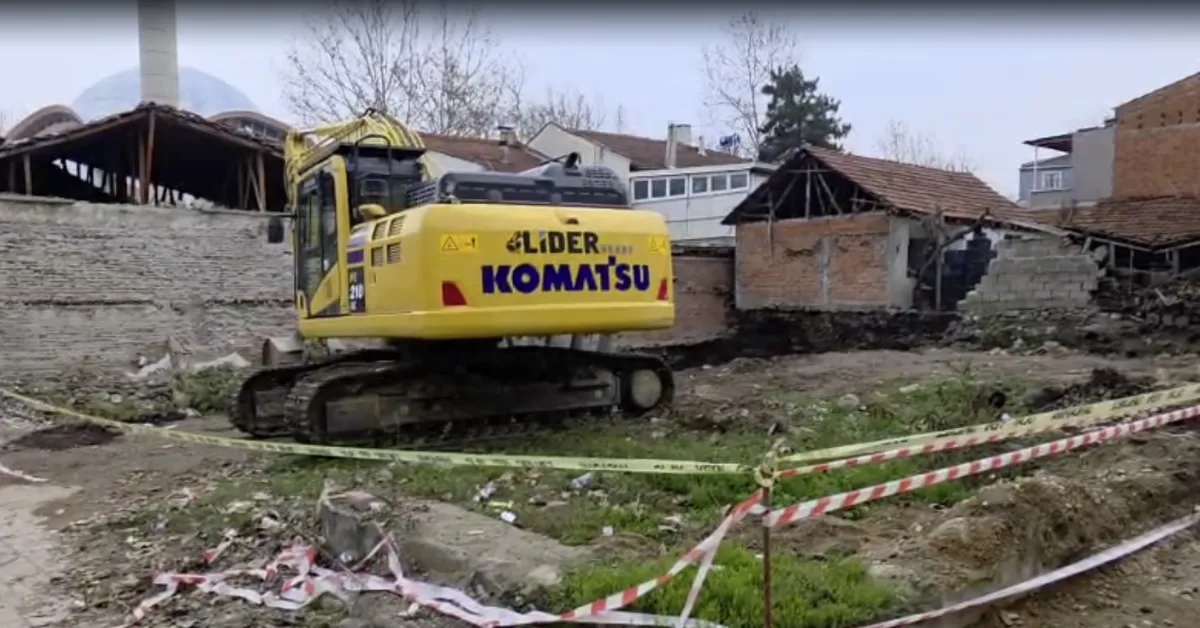 İnegöl’de Temel Kazısından Tarih Çıktı! Roma Veya Bizans Dönemine Ait Olabilir