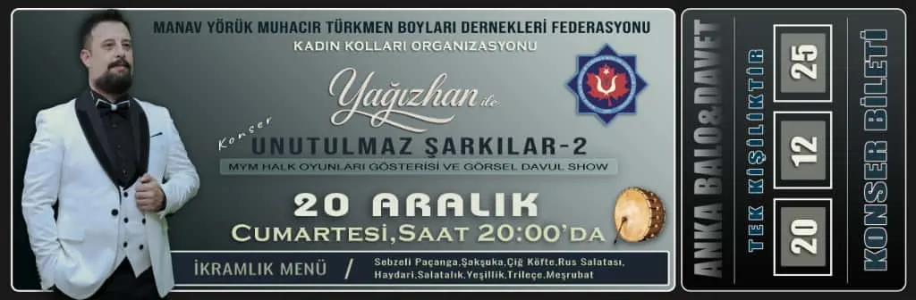 İnegöl’de “Unutulmaz Şarkılar 2” Gecesi Düzenleniyor