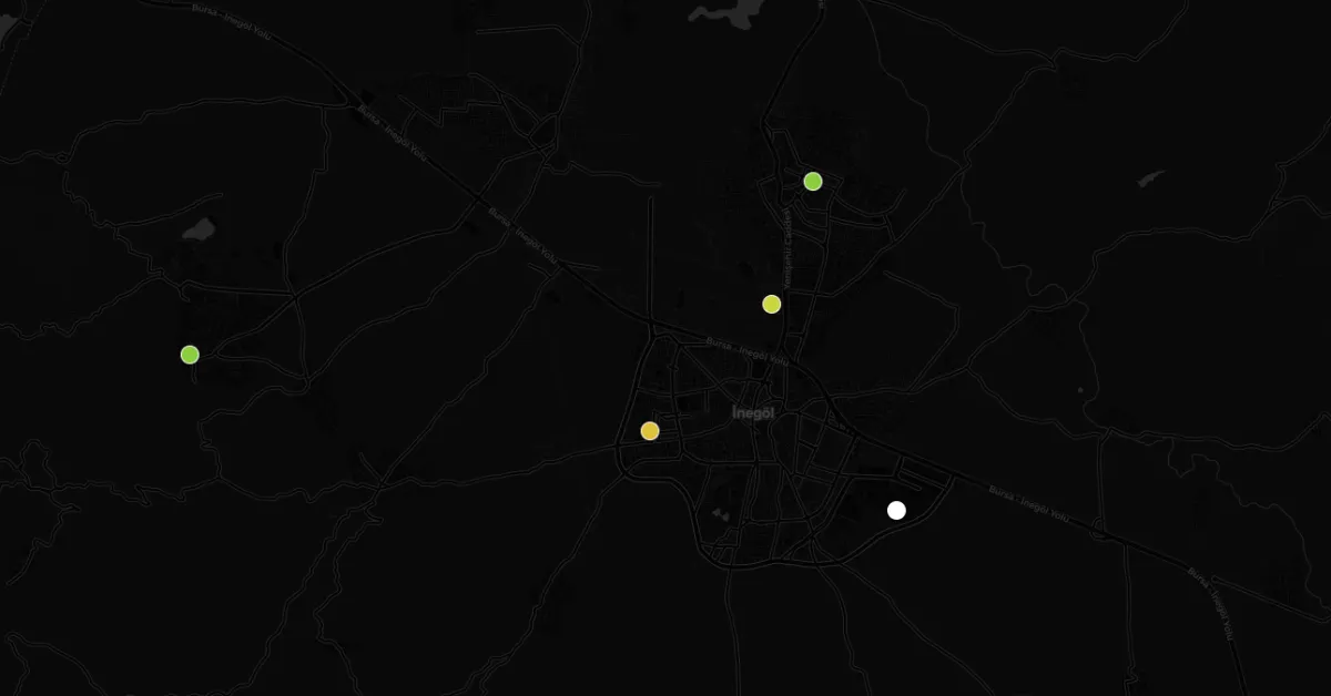 İnegöl’ün Havası Kirletilmeye Devam Ediyor